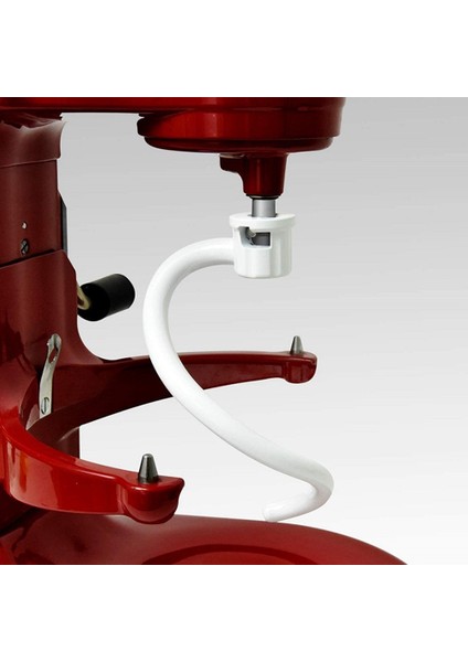 Kitchenaid 6qt Dikey Kaldırma Mikser Kabı Için Spiral Kaplamalı Metal Hamur Kancası KV25G0X KV25G8X KV25H0X KP26M1X KP26M8X (Yurt Dışından) modelleri