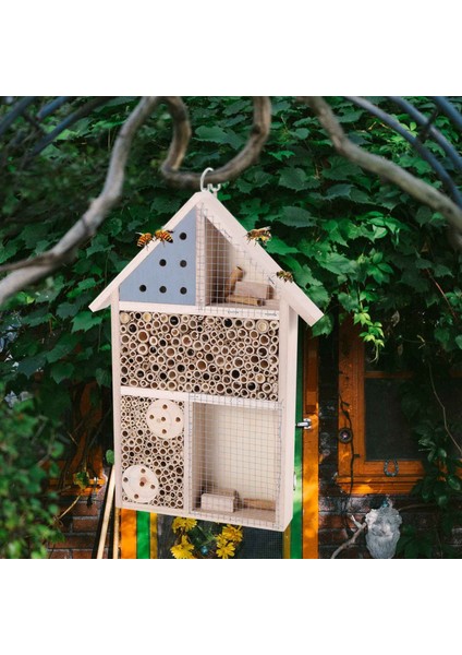 Ahşap Böcek Oteli Arı Evi Ahşap Böcek Odası Otel Barınağı Bahçe Dekorasyonu Uğur Böcekleri Dantel Kanatlı Kelebekler Için Yuva Kutusu (Yurt Dışından) modelleri