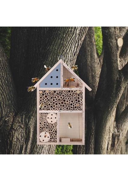 Ahşap Böcek Oteli Arı Evi Ahşap Böcek Odası Otel Barınağı Bahçe Dekorasyonu Uğur Böcekleri Dantel Kanatlı Kelebekler Için Yuva Kutusu (Yurt Dışından) fırsatları