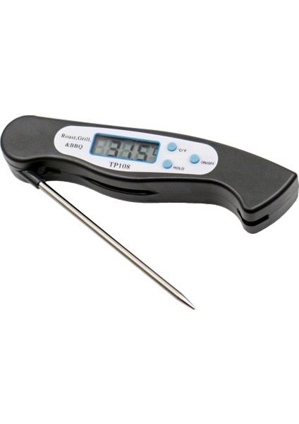 Dijital Et Termometresi Katlanabilir Prob Izgara Termometresi -58 °f Ila 572 °f (-50 °c Ila 300 °c) Mutfak Pişirme ve Fırınlama Için (Yurt Dışından)