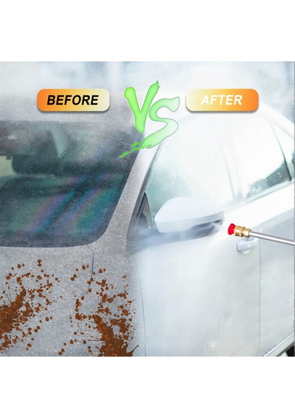 Bahçe Hortumu Için Jet Nozullu Basınçlı Yıkayıcı, 2 Yüksek Basınçlı Nozul ve Hızlı Bağlantı Parçaları Dahil Yüksek Basınçlı Yıkayıcı A (Yurt Dışından) indirimleri