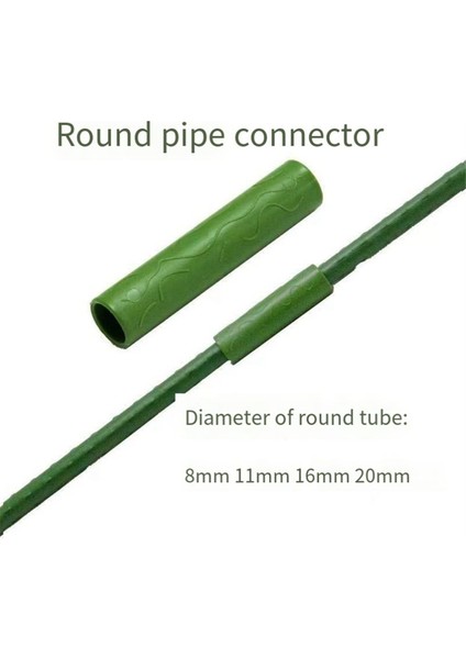 20 Adet 20 mm Bahçe Kazığı Düz Konnektörler Plastik Bahçe Kazığı Bağlantı Borusu Ağır Hizmet Tipi Bitki Destek Kazığı (Yurt Dışından) fiyatları