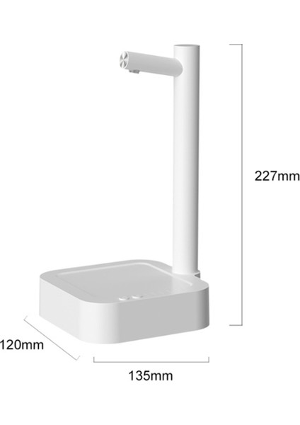 Seviyeli Kantitatif Pompalama Su Seviyesi Akıllı Masaüstü Su Pompası, Taşınabilir Tip-C Şarj, Beyaz (Yurt Dışından) indirimleri