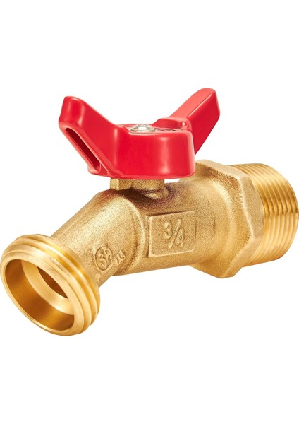 Açık Hava Bahçe Hortumu Musluğu Küresel Vana Hortum Musluğu Kapatma Vanası 3/4 Inç Erkek Npt x 3/4 Inç Erkek Ght Dişli Musluk (Yurt Dışından) indirimleri