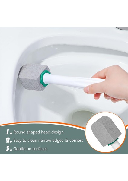 10 Adet Ponza Taşı Tuvalet Temizleyici Uzun Saplı Tuvalet Fırçası Havuz Küvetleri Mutfak Lavaboları Için (Yurt Dışından) fiyatları