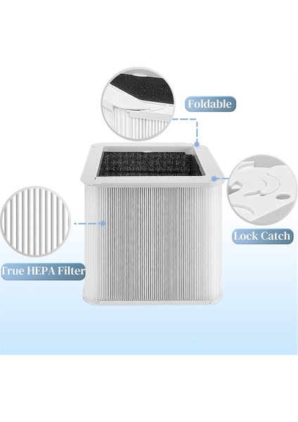 Blueair Blue Pure 211+ Hava Temizleyici Filtresi Için Yedek Filtre Gelişmiş Hava Kalitesi Için Premium Hepa Filtre (Yurt Dışından) fırsatları