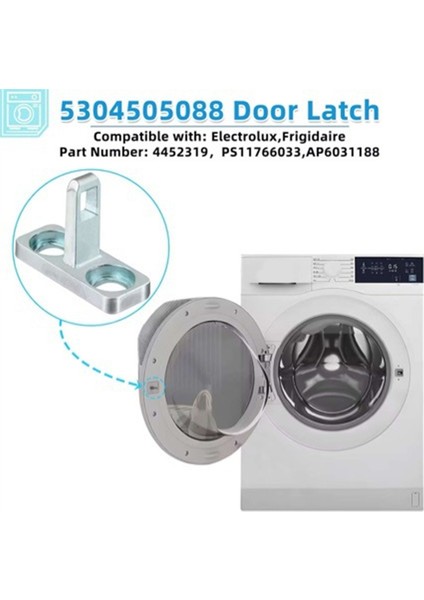 5304505088 Frigidaire ve Electrolux Çamaşır Makinesi Kapı Mandalı Için Çamaşır Makinesi Kapı Kilidi AP6031188 4452319 PS11766033 2 Adet Değiştirin (Yurt Dışından) fiyatları