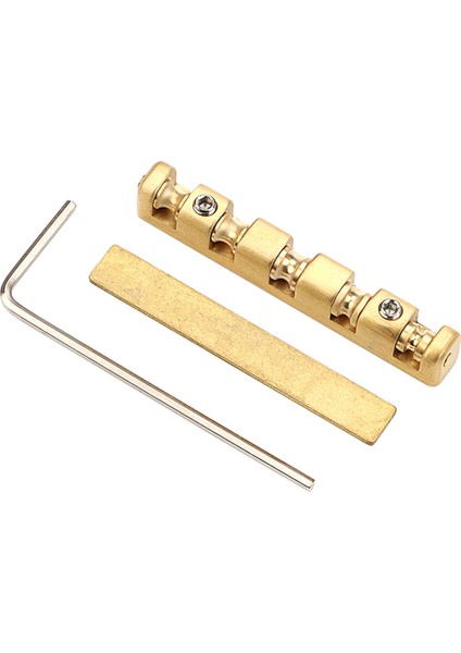 Elektro Gitar Pirinç Somun 42MM Yükseklik Ayarlanabilir Pirinç Roller Somun Gitar Somun 6 String Elektro Gitar Yedek Parçaları (Yurt Dışından) modelleri