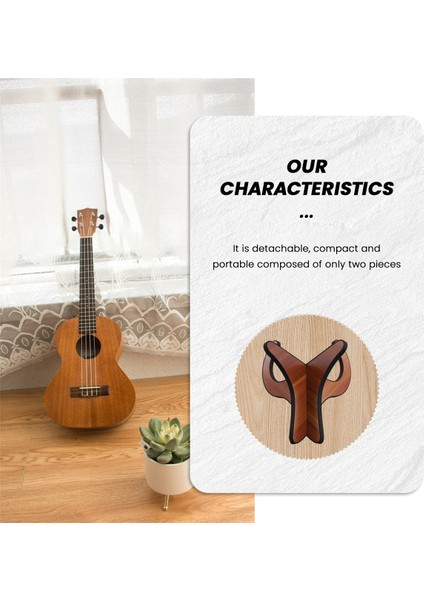 2pcs Taşınabilir Ukulele Mdf Tutucu Stand Dikey Gitar Keman Ekran Stand Raf Aksesuarları (Yurt Dışından) modelleri