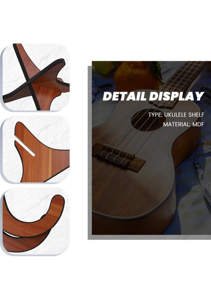 2pcs Taşınabilir Ukulele Mdf Tutucu Stand Dikey Gitar Keman Ekran Stand Raf Aksesuarları (Yurt Dışından) indirimleri