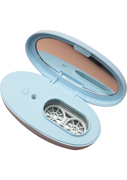 Ultrasonik Kontakt Lens Kutusu Temizleyici Taşınabilir Protein Temizleme Makinesi Etkili Gözyaşı Temizleme Kabı Mavi (Yurt Dışından)