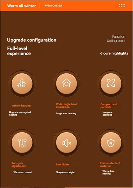 500W Elektrikli Isıtıcı Taşınabilir Masaüstü Sıcak Hava Üfleyici Küçük Alan Isıtıcı Kış Ofis Yatak Odası Hızlı Isıtma Fanı (Ab)A (Yurt Dışından) modelleri