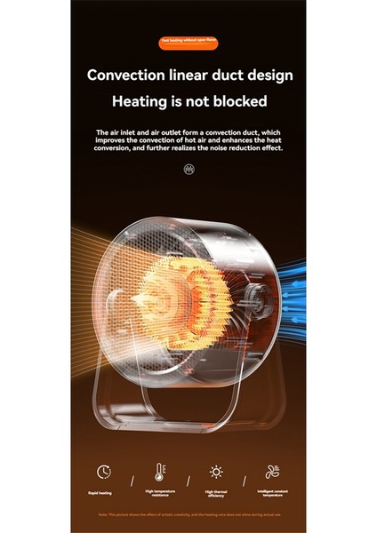 500W Elektrikli Isıtıcı Taşınabilir Masaüstü Sıcak Hava Üfleyici Küçük Alan Isıtıcı Kış Ofis Yatak Odası Hızlı Isıtma Fanı (Ab)A (Yurt Dışından) fırsatları