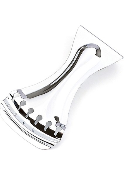 6 Dize Çinko Alaşımı Rezonatör Için Dobro Tarzı Kuyruk Parçası Için Dayanıklı Gitar Chrome (Yurt Dışından)