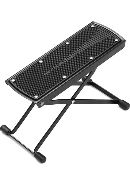 Gitar Ayak Dönemi Pedalı Metal Kayma Olmayan Kauçuk Ped Gitar Aksesuarları Için Ayarlanabilir Katlanabilir 6 Konumlu Yükseklik Ayakkabı (Yurt Dışından)