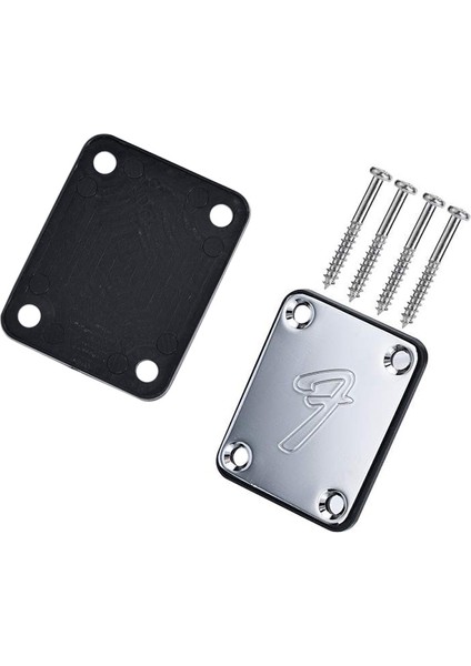 70S 4 Cıvatalı Gitar Boyun Tabak Boyun Plakası Vidalı (Gümüş) (Yurt Dışından)