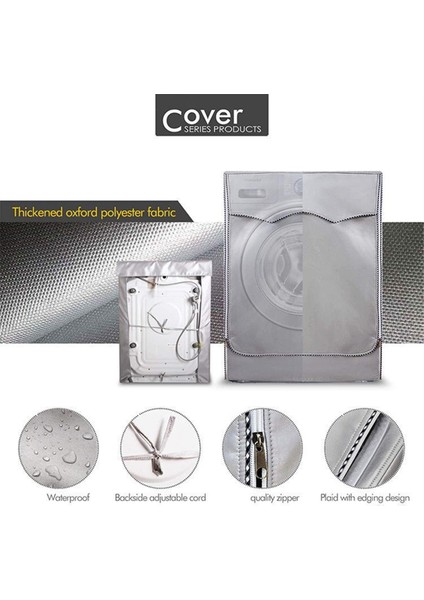 Ön Yüklemeli Çamaşır Kurutma Makinesi Kılıfları Çamaşır Makinesi Kılıfı Toz Geçirmez Ev Depolama Kılıfı Su Geçirmez Kılıf Güneş Kremi, M (Yurt Dışından) fiyatları