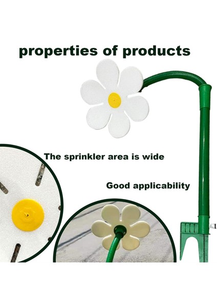 Dans Eden Papatya Yağmurlama Sistemi Çim Sulama Yağmurlama Püskürtücüsü, Bahçe Sulama ve Bahçe Sulama Aracı Sarı Için Uygundur (Yurt Dışından) fiyatları