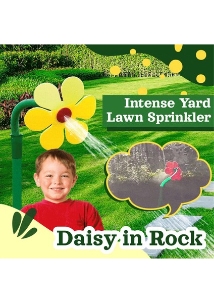 Dans Eden Papatya Yağmurlama Sistemi Çim Sulama Yağmurlama Püskürtücüsü, Bahçe Sulama ve Bahçe Sulama Aracı Sarı Için Uygundur (Yurt Dışından) fırsatları