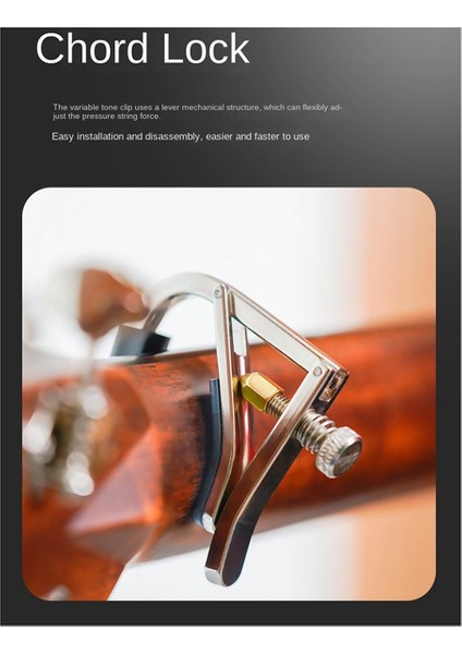 Alice Capo Capo Klasik Gitar, Genişletilmiş Zift Transpozisyonu, Ayarlanabilir Yoğunlukta Kullanılabilir (Yurt Dışından) indirimleri