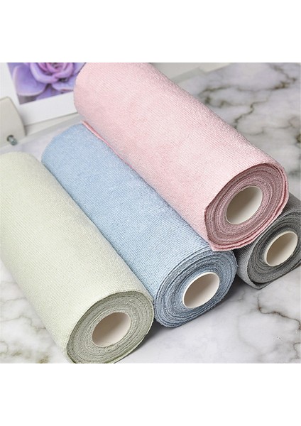 Tekrar Kullanılabilir Temizlik Mendili Ev Mutfak Bezi, Mikrofiber Havlu Ruloları, Bulaşık Bezleri, Yı Kağıdı Havlusu Yedek Parçası, Gri (Yurt Dışından) modelleri