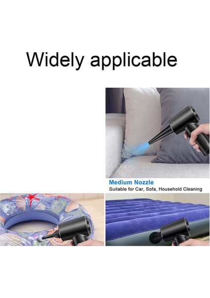 Hava Temizleyici 68W Kompresyon Üfleyici 51000 Rpm Siyah Güçlü Emiş Taşınabilir Bilgisayar Klavye Çok Işlevli (Yurt Dışından) fırsatları