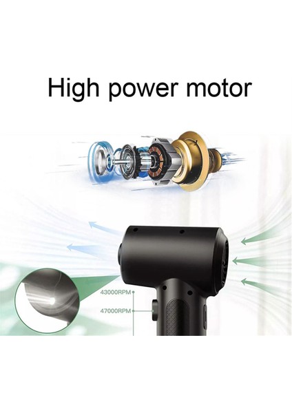 Hava Temizleyici 68W Kompresyon Üfleyici 51000 Rpm Siyah Güçlü Emiş Taşınabilir Bilgisayar Klavye Çok Işlevli (Yurt Dışından) indirimleri