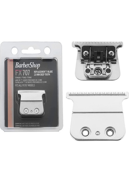Babylisspro FX787 ve FX726 Düzelticiler Için Yedek Bıçaklar, FX707 Yedek Bıçaklar Gümüş (Yurt Dışından)