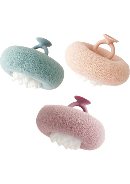 3'lü Paket Sünger Fileli Duş Topu, Vücut Yı Süngerleri, Lif, Vücut Peelingi, Duş Süngeri (Yurt Dışından)