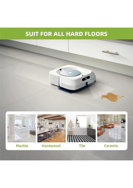 Irobot Braava Jet M6 Ultimate Robot Paspas Için 10'lu Paket Paspas Pedi, Yıkanabilir Mikrofiber Yedek Temizleme Pedi (Yurt Dışından) fırsatları