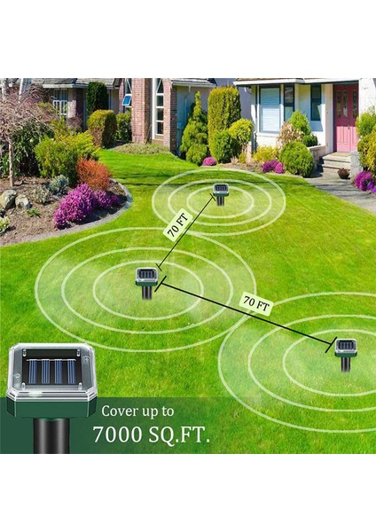 Köstebek Kovucu Sincap Kovucu 10'lu Paket Ultrasonik Yılan Kovucu Kovucu Sonic Köstebek Kovucu Sivri Uçlar (Yurt Dışından) fırsatları