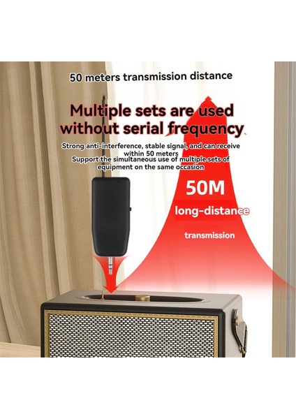 Keman Kablosuz Mikrofon Müzik Enstrümanı Mikrofon Sahne Performans Ses Alıcı ve Verici Uzun Klip (Yurt Dışından) modelleri