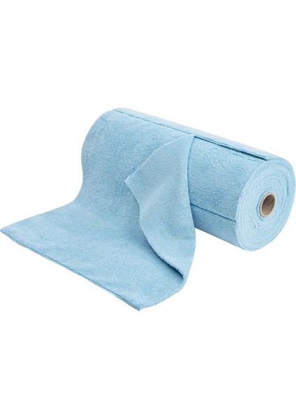 Yeniden Kullanılabilir Temizlik Mendili Ev Mutfak Bezi, Mikrofiber Havlu Ruloları, Bulaşık Bezleri, Yı Kağıdı Havlusu Yedek Parçası, Mavi (Yurt Dışından)