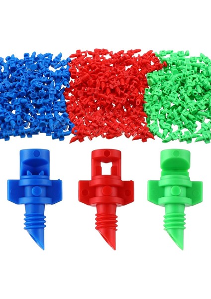 300 Adet Sisleme Nozulu Püskürtücü 90/180/360 Derece Atomize Mini Yağmurlama Sistemleri Damlama Halkası Sulama Yayıcıları Nozul (Yurt Dışından)