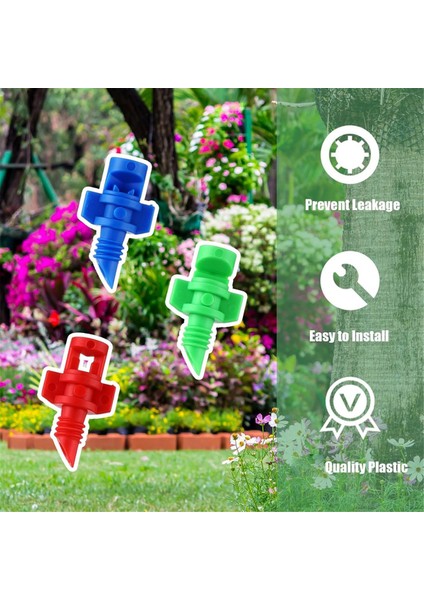 300 Adet Sisleme Nozulu Püskürtücü 90/180/360 Derece Atomize Mini Yağmurlama Sistemleri Damlama Halkası Sulama Yayıcıları Nozul (Yurt Dışından) indirimleri