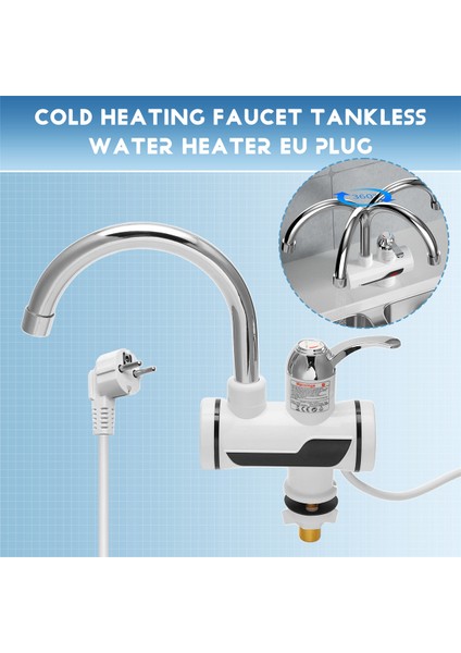 Anında Su Isıtıcısı Elektrikli Mutfak Sıcak Su Musluğu Isıtıcı Musluk Soğuk Isıtma Musluğu Tankless Su Isıtıcısı Ab Fişi (Yurt Dışından) fırsatları