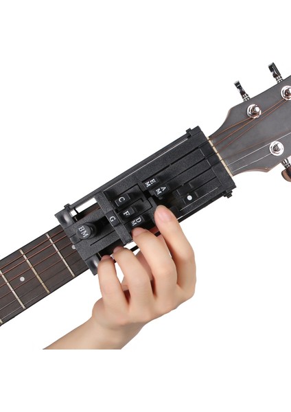 Gitar Akor Trainer Akor Öğrenme Sistemi Yeni Başlayanlar Için Singing Aid Aid Aracı Ölçeği Yardımcısı Siyah (Yurt Dışından) fırsatları