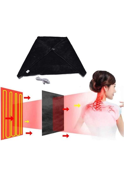 USB Isıtmalı Sıcak Polar Şal ve Sarma Akıllı Elektrikli Isıtma Battaniyesi Dizlik Ev Için, Kahverengi (Yurt Dışından) fiyatları