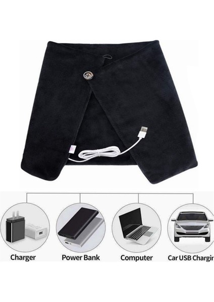 USB Isıtmalı Sıcak Polar Şal ve Sarma Akıllı Elektrikli Isıtma Battaniyesi Dizlik Ev Için, Kahverengi (Yurt Dışından) modelleri