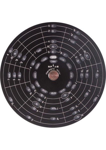 Gitar Akor Tekerlek Ölçeği Kadran Ahşap Melodi Aracı Müzik Aletleri ve Aksesuarları Müzisyenler Için Akor Tekerleği L (Yurt Dışından) fırsatları