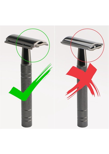 Paslanmaz Çelik Çift Taraflı Bıçaklı Dayanıklı Değiştirilebilir Yeniden Kullanılabilir Güvenlik Tıraş Bıçakları, B (Yurt Dışından) indirimleri