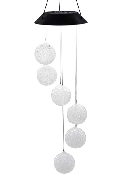 Açık Hava Güneş Enerjili Asılı Rüzgar Çanı, Rüzgar Çanları Benzersiz Açık Hava Bahçe Dekoru Anneler Için En Iyi Hediyeler (Yurt Dışından)