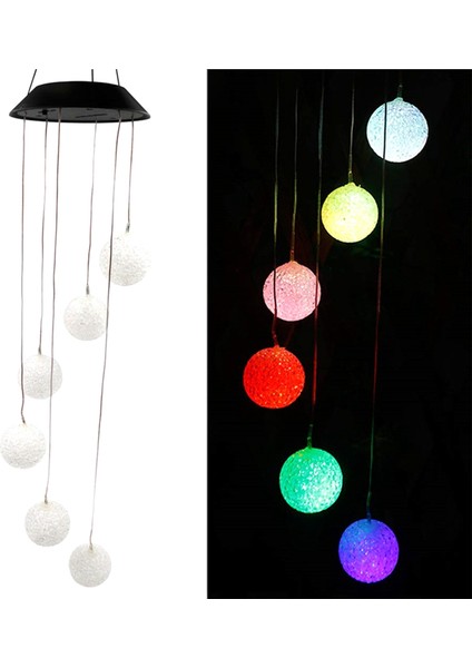 Açık Hava Güneş Enerjili Asılı Rüzgar Çanı, Rüzgar Çanları Benzersiz Açık Hava Bahçe Dekoru Anneler Için En Iyi Hediyeler (Yurt Dışından) indirimleri