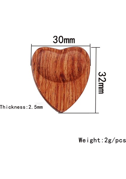 6pcs Ahşap Akustik Gitar Topluyor Kalp Şekli Seçimler Parçalar Müzik Enstrümanı Gitar Aksesuarları (Yurt Dışından) modelleri