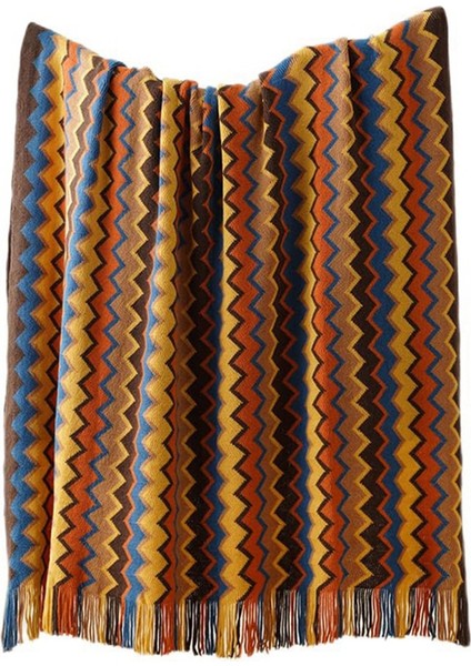 Boho Örgü Battaniyeler, Süper Yumuşak Rahat Kanepe Dekoratif Battaniyeler, Yatak, Kanepe, Dış Mekan Battaniyesi 127X172 cm (Yurt Dışından) modelleri