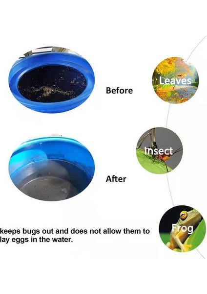 Yağmur Fıçıları Için Ağ Örtüsü, Düşen Yaprak Artıklarını Korumak Için Büzgülü 4 Parça Yağmur Fıçıları Için Ağ Örtüsü (Yurt Dışından) fiyatları