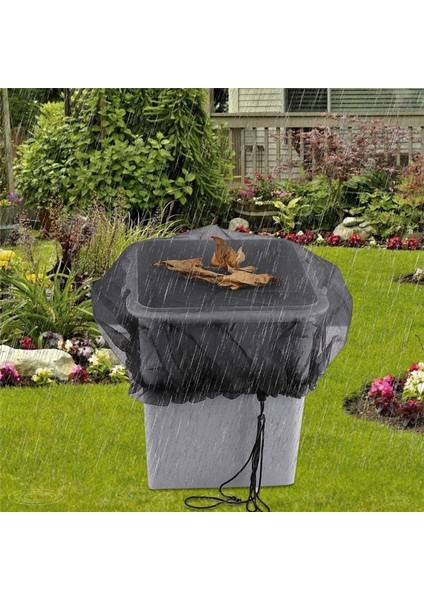 Yağmur Fıçıları Için Ağ Örtüsü, Düşen Yaprak Artıklarını Korumak Için Büzgülü 4 Parça Yağmur Fıçıları Için Ağ Örtüsü (Yurt Dışından) modelleri