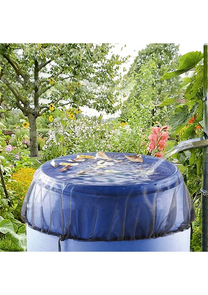 Yağmur Fıçıları Için Ağ Örtüsü, Düşen Yaprak Artıklarını Korumak Için Büzgülü 4 Parça Yağmur Fıçıları Için Ağ Örtüsü (Yurt Dışından) fırsatları