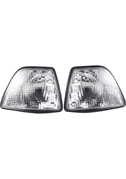 Temizle lens Araç Ön Köşe Lambalar BMW E36 3 Serisi için Sinyal Işık Sidelights&#39;ı çevirin 1992-1998 (Yurt Dışından)