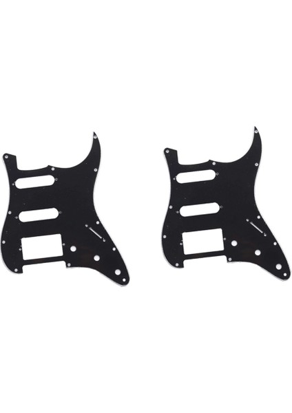 Gitar Aksesuarları Elektro Gitar Pickguard Ön Kapak Elektro Gitar Pickguard Siyah (Yurt Dışından)
